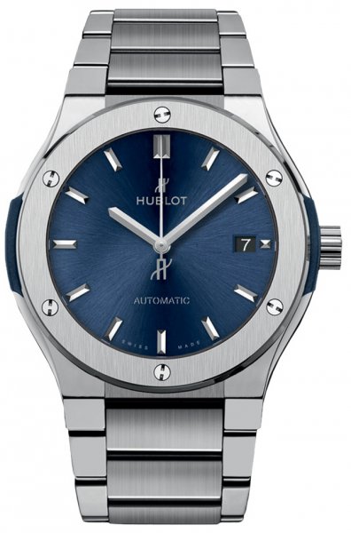 Hublot on sale blue titanium