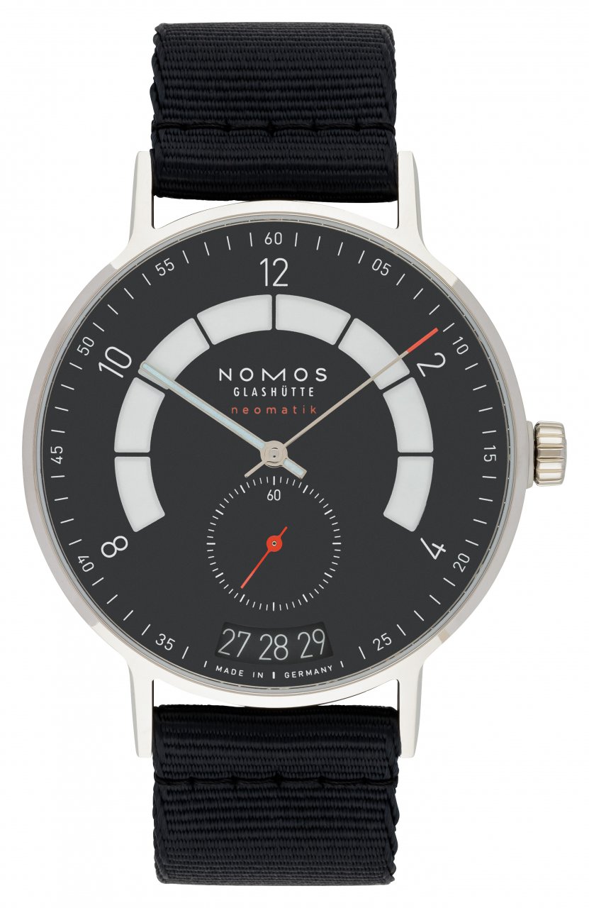 NOMOS Glash tte Autobahn neomatik 41 Datum nachtblau