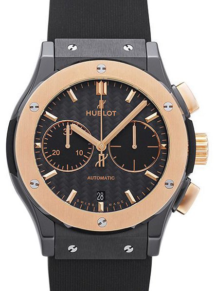 Hublot Classic Fusion 45mm Automatic Chronograph Ceramic King Gold