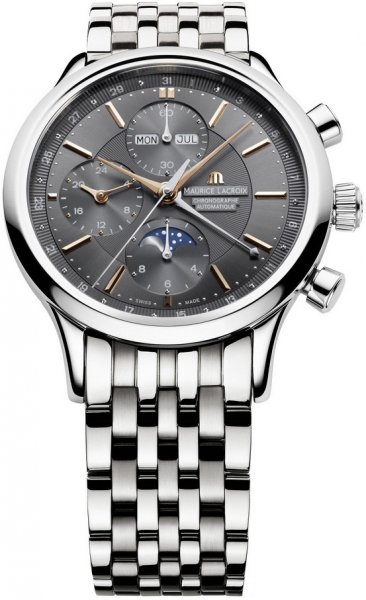 Maurice Lacroix Les Classiques Phase de Lune Chrono LC6078 SS002