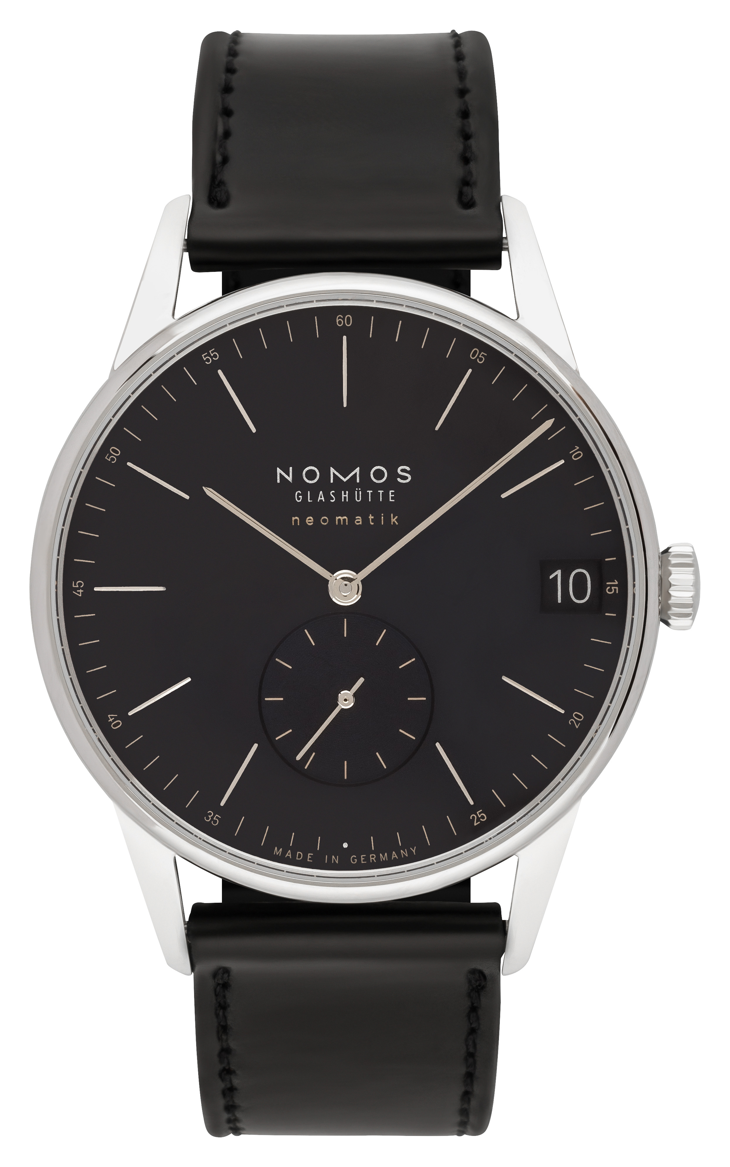 NOMOS Glash tte Orion neomatik 41 Datum nachtblau 363 Uhrinstinkt